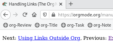 Portion of my Firefox Bookmark Toolbar